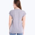 Mini sleeve gray t-shirt